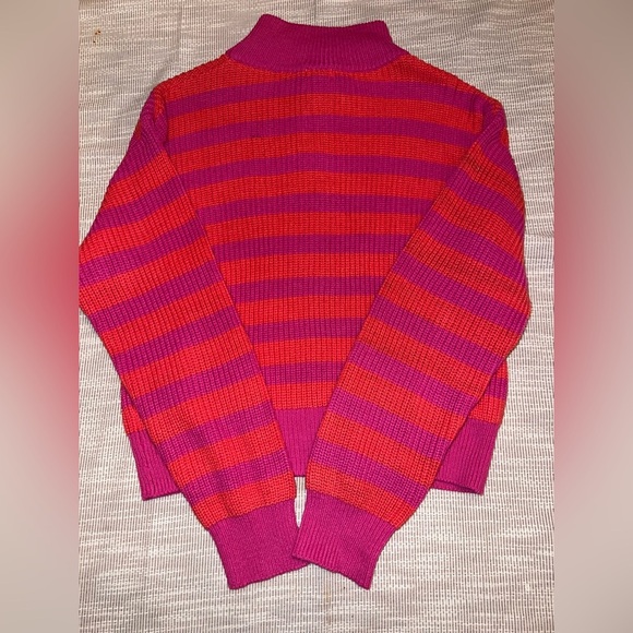 Target Black History Month Striped Half-Zip Sweater XS - Picture 2 of 6
